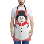 Cute Snowman Print Apron
