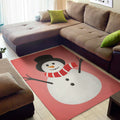 Cute Snowman Print Floor Mat