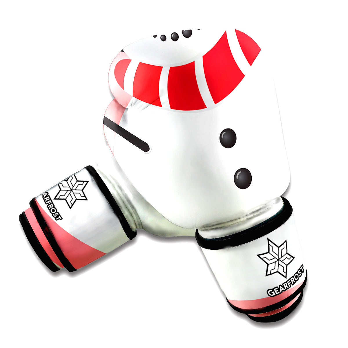 Cute Snowman Print Boxing Gloves