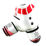 Cute Snowman Print Boxing Gloves