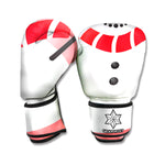 Cute Snowman Print Boxing Gloves