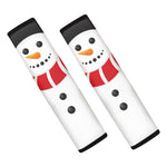 Cute Snowman Print Car Seat Belt Covers