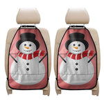 Cute Snowman Print Car Seat Organizers