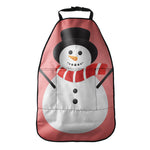 Cute Snowman Print Car Seat Organizers