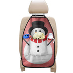 Cute Snowman Print Car Seat Organizers