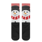 Cute Snowman Print Crew Socks