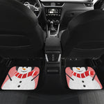 Cute Snowman Print Front and Back Car Floor Mats