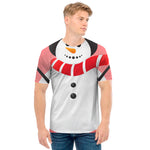 Cute Snowman Print Men's T-Shirt