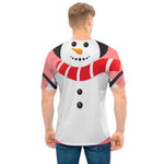 Cute Snowman Print Men's T-Shirt