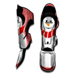 Cute Snowman Print Muay Thai Shin Guard