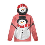 Cute Snowman Print Pullover Hoodie