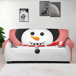 Cute Snowman Print Sofa Cover