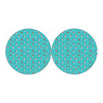 Cute Snowy Penguin Pattern Print Car Coasters
