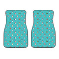 Cute Snowy Penguin Pattern Print Front Car Floor Mats
