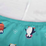 Cute Snowy Penguin Pattern Print Sofa Cover