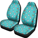 Cute Snowy Penguin Pattern Print Universal Fit Car Seat Covers