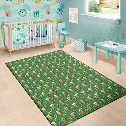 Cute St. Patrick's Day Pattern Print Area Rug