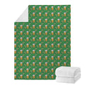 Cute St. Patrick's Day Pattern Print Blanket