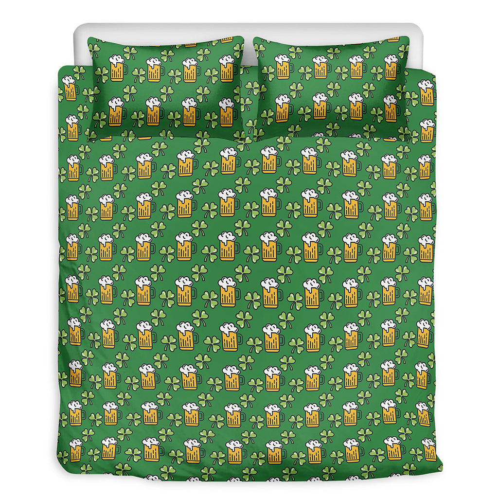 Cute St. Patrick's Day Pattern Print Duvet Cover Bedding Set