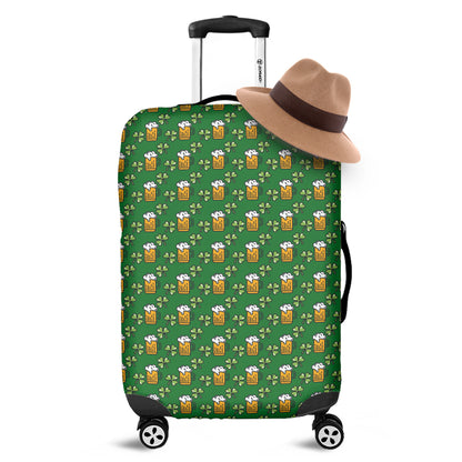 Cute St. Patrick's Day Pattern Print Luggage Cover
