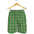 Cute St. Patrick's Day Pattern Print Men's Shorts