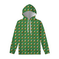 Cute St. Patrick's Day Pattern Print Pullover Hoodie