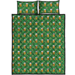 Cute St. Patrick's Day Pattern Print Quilt Bed Set
