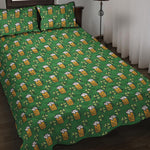 Cute St. Patrick's Day Pattern Print Quilt Bed Set