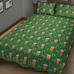 Cute St. Patrick's Day Pattern Print Quilt Bed Set