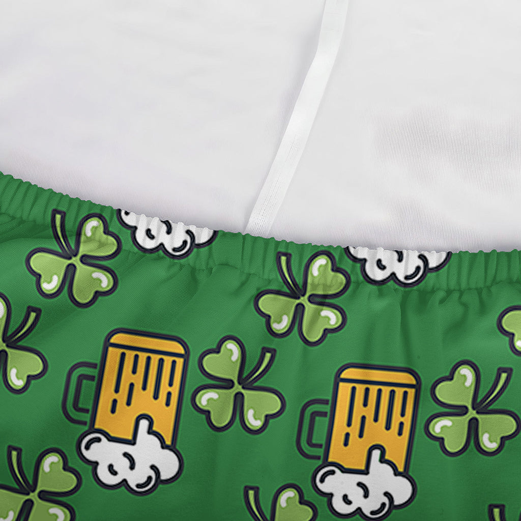 Cute St. Patrick's Day Pattern Print Sofa Cover
