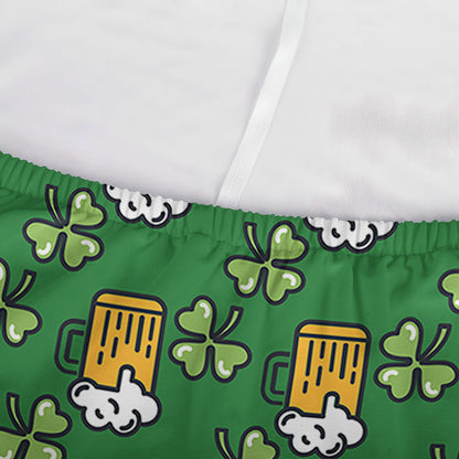 Cute St. Patrick's Day Pattern Print Sofa Cover