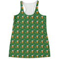 Cute St. Patrick's Day Pattern Print Women's Racerback Tank Top