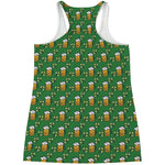 Cute St. Patrick's Day Pattern Print Women's Racerback Tank Top
