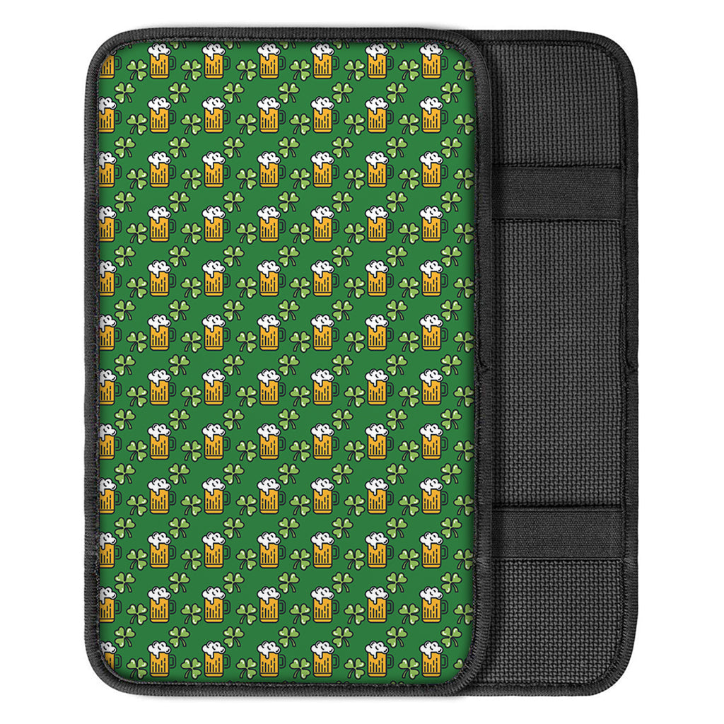 Cute St. Patrick's Day Pattern Print Car Center Console Cover