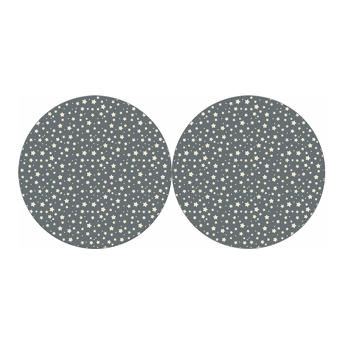 Cute Star Pattern Print Car Coasters