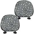 Cute Star Pattern Print Car Headrest Covers