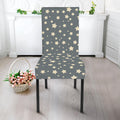 Cute Star Pattern Print Dining Chair Slipcover