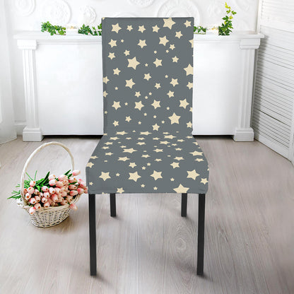 Cute Star Pattern Print Dining Chair Slipcover
