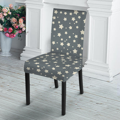 Cute Star Pattern Print Dining Chair Slipcover