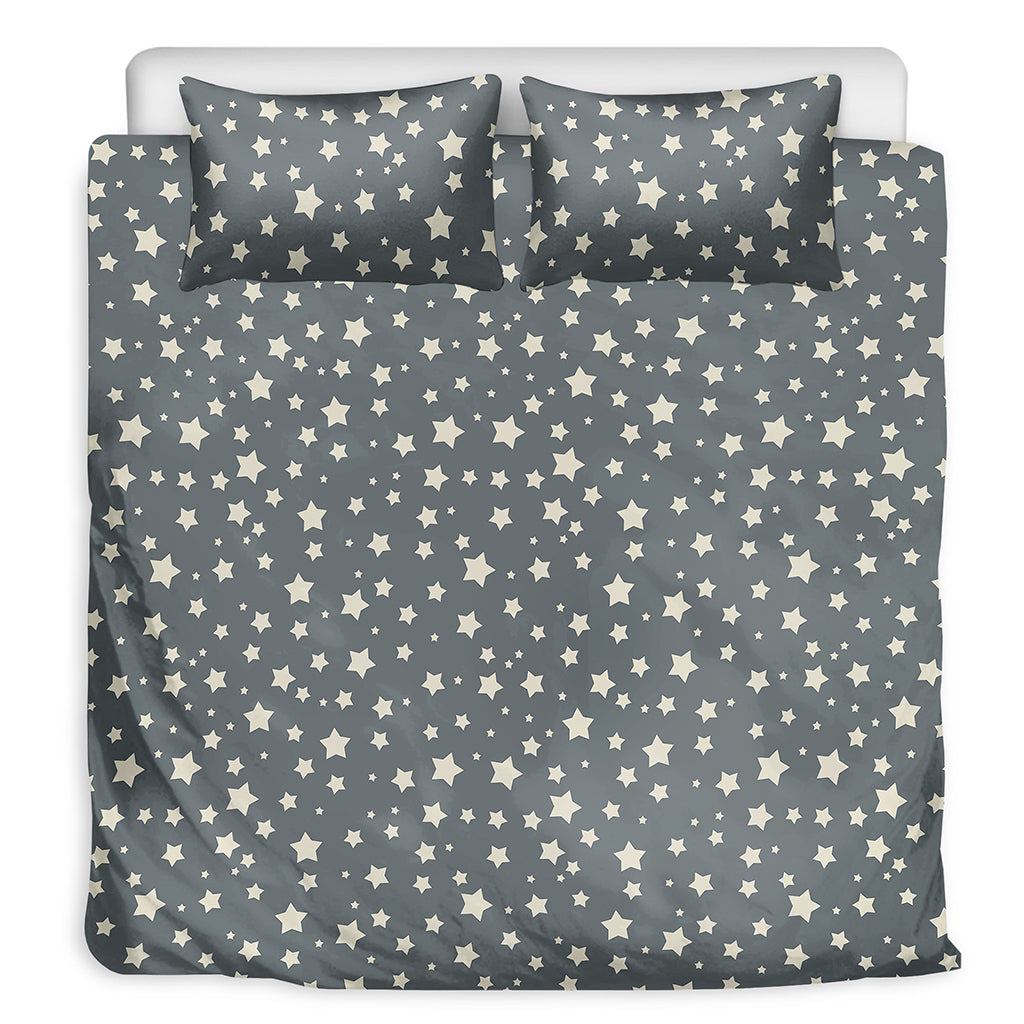 Cute Star Pattern Print Duvet Cover Bedding Set