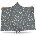 Cute Star Pattern Print Hooded Blanket