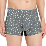Cute Star Pattern Print Men's Boxer Briefs