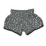 Cute Star Pattern Print Muay Thai Boxing Shorts