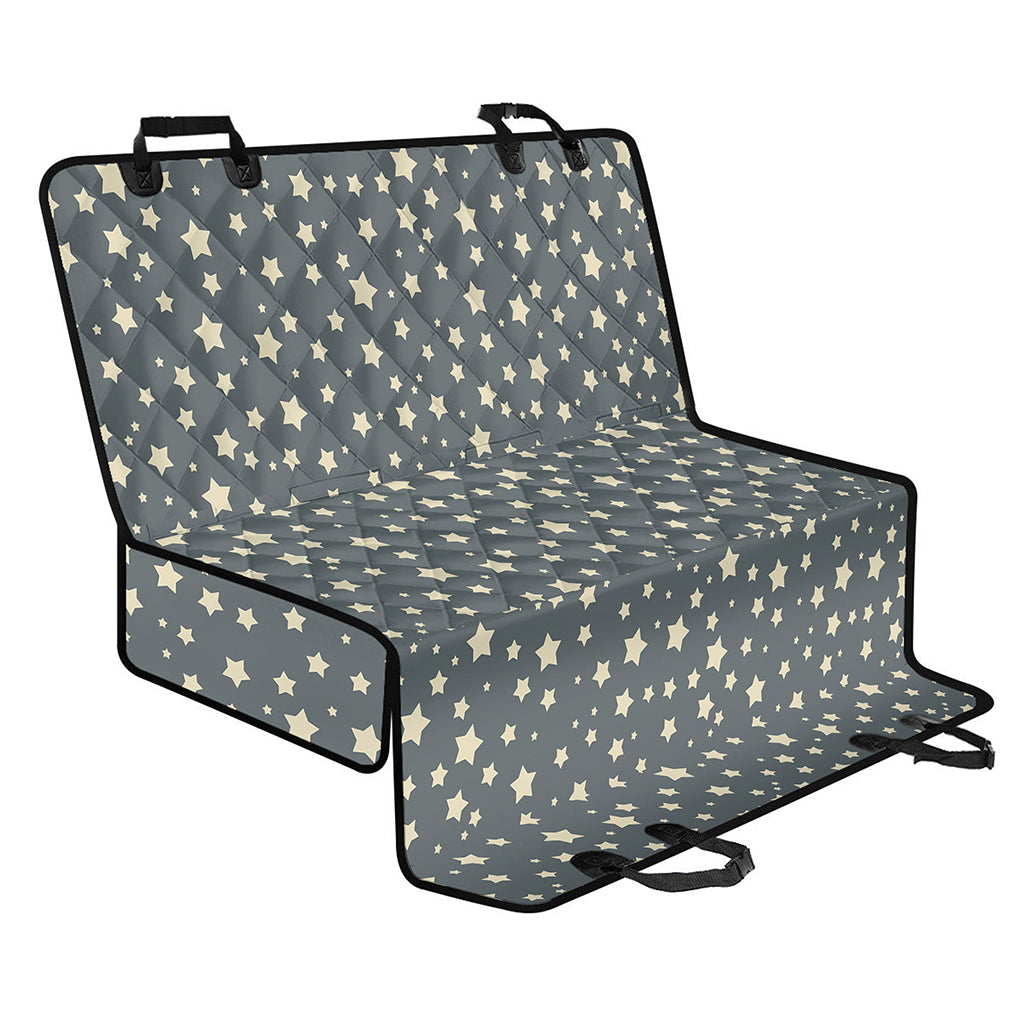 Cute Star Pattern Print Pet Car Back Seat Cover