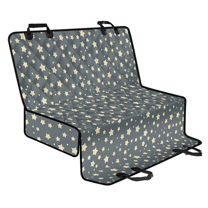 Cute Star Pattern Print Pet Car Back Seat Cover