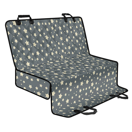 Cute Star Pattern Print Pet Car Back Seat Cover