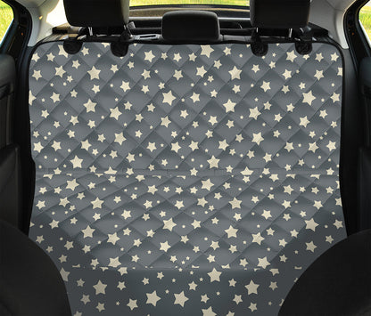 Cute Star Pattern Print Pet Car Back Seat Cover