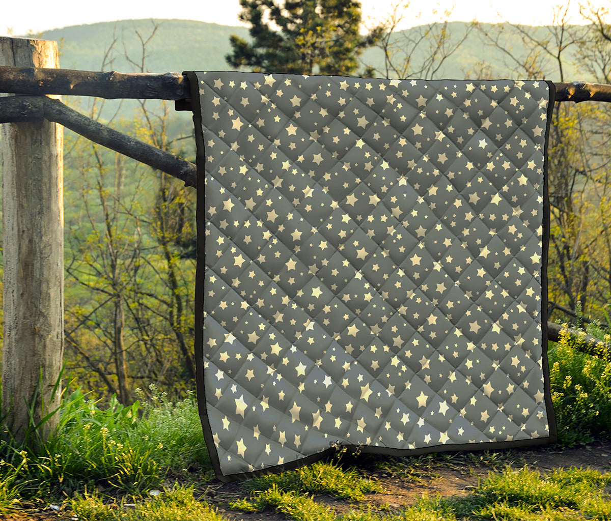 Cute Star Pattern Print Quilt