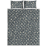 Cute Star Pattern Print Quilt Bed Set