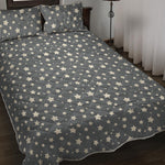 Cute Star Pattern Print Quilt Bed Set